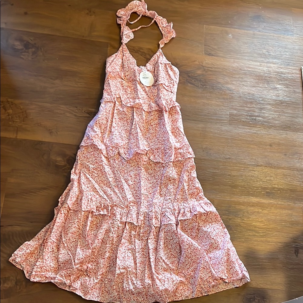 Brand New Petal and Pup Floral Pink Dress- Size 6